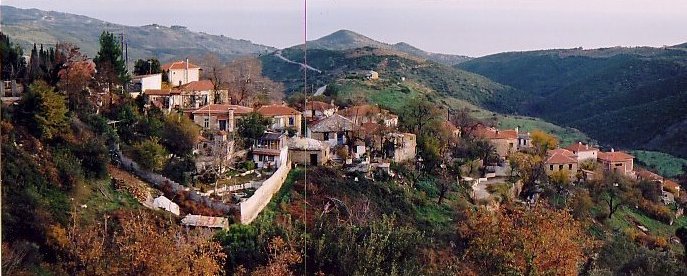  Bild: Dorf Xinovrisi im Pilion